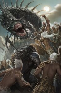 Rating: Safe Score: 0 Tags: annelid anthro armor battle beard black_hair bottomwear clothing cloud dreadlocks e621 eyeless facial_hair female gauntlets gloves group hair handwear hasbro hi_res human jason_chan loincloth long_hair magic:_the_gathering male mammal massacre_wurm melee_weapon monster official_art polearm sharp_teeth shield short_hair sky spikes sun sword teeth weapon white_eyes white_hair wizards_of_the_coast worm User: bunchy7s