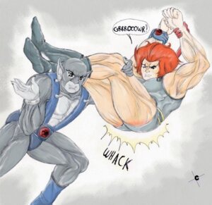 Rating: Questionable Score: 0 Tags: bdsm bondage bound butt butt_slap dialogue dominant dominant_male duo e621 english_text fruitdrop lion-o male male/male panthro reddened_butt slap spanking submissive submissive_male tailless text thundercats thundercats_1985 User: bunchy7s
