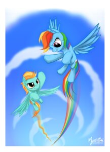 Rating: Safe Score: 0 Tags: 2012 blue_body blue_feathers blue_fur cloud cutie_mark detailed_background digital_media_(artwork) duo e621 equid equine feathered_wings feathers female feral flying friendship_is_magic fur hair hasbro hi_res lightning_dust_(mlp) mammal multicolored_hair multicolored_tail my_little_pony mysticalpha mythological_creature mythological_equine mythology orange_hair outside pegasus purple_eyes rainbow_dash_(mlp) rainbow_hair rainbow_tail sky skyscape tail wings User: bunchy7s