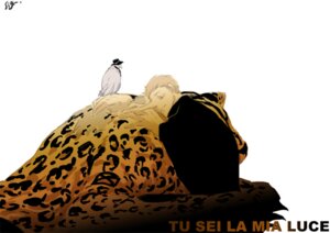 Rating: Safe Score: 0 Tags: ambiguous_gender avian beak bird columbid dove e621 felid feral group hattori_(one_piece) hug human italian_text kaku_(one_piece) leopard male mammal one_piece pantherine rob_lucci simple_background stevia text User: bunchy7s
