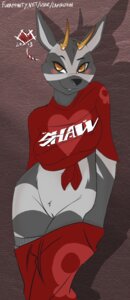 Rating: Explicit Score: 0 Tags: anthro antlers blush bottomless bottomwear bottomwear_down clothed clothing deer e621 female genitals horn lapinstein looking_at_viewer mammal new_world_deer pants pants_down partially_clothed reindeer solo vulva User: bunchy7s