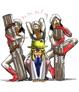 Rating: Explicit Score: 0 Tags: devil_summoner eyes female glowing glowing_eyes hat male megami_tensei mishaguji_(megami_tensei) pantyhose penis rule34 sexually_suggestive short_hair soul_hackers suwako_moriya touhou User: bunchy7s