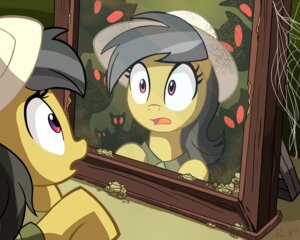 Rating: Safe Score: 0 Tags: 2012 5:4 armor black_hair clothing daring_do_(mlp) e621 equid equine female friendship_is_magic group hair hasbro hat headgear headwear helmet hi_res mammal mirror multicolored_hair my_little_pony mythological_creature mythological_equine mythology pegasus pith_helmet purple_eyes red_eyes reflection ric-m surprised wings User: bunchy7s