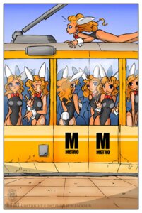 Rating: Safe Score: 0 Tags: 2007 blonde_hair blue_eyes border bunny_costume clothed clothing conditional_dnp costume crowd detailed_background e621 fake_ears fake_rabbit_ears female group hair human jollyjack lingerie long_ears long_hair lying mammal on_front public public_transportation short_tail standing tail toony train vehicle white_border User: bunchy7s
