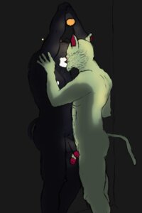 Rating: Explicit Score: 0 Tags: anthro biceps black_body black_fur domestic_cat duo e621 fairy_tail felid feline felis fur genitals half-erect hi_res joh29 kissing male male/male mammal muscular nipples nude pantherine pantherlily pecs penis pose tail User: bunchy7s