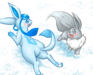 Rating: Safe Score: 0 Tags: 5:4 ambiguous_gender canid canine duo e621 eevee eeveelution feral generation_1_pokemon generation_4_pokemon glaceon mammal nintendo outside paro28 pokemon pokemon_(species) snow tail water winter User: bunchy7s