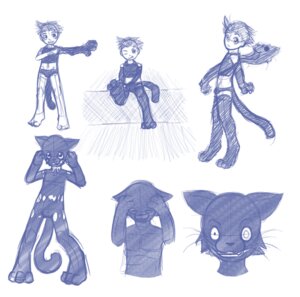 Rating: Questionable Score: 0 Tags: basic_sequence blue_and_white cat_costume clothing costume domestic_cat e621 felid feline felis fursuit grid_layout human latex male mammal mismatched_pupils monochrome multi_frame_sequence not_furry_wearing_fursuit rei98 sequence simple_background six_frame_image six_frame_sequence sketch solo tail white_background User: bunchy7s