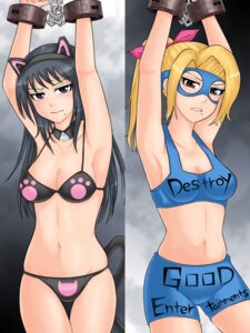 Rating: Explicit Score: 0 Tags: 2girls animal_ears arms_up beauty_mark bikini black_hair blonde_hair blush bondage breasts brown_eyes cleavage cuffs female female_only hamu_agaki mask medium_breasts mole multiple_females multiple_girls multiple_subs ponytail rule34 shorts small_breasts swimsuit tail thigh_gap wrist_cuffs User: bunchy7s