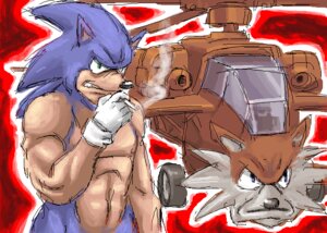 Rating: Questionable Score: 0 Tags: aircraft anthro blue_body blue_fur canid canine cigarette duo e621 eulipotyphlan fox fur hedgehog helicopter living_aircraft living_helicopter living_machine living_vehicle machine male mammal miles_prower muscular pen sega sonic_the_hedgehog sonic_the_hedgehog_(series) unknown_artist vehicle what User: bunchy7s