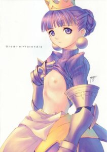 Rating: Questionable Score: 0 Tags: 1girls armor armored_dress breasts capcom crown dress female female_only flat_chest gauntlets gradriel hair_up hat nipples princess_crown purple_eyes purple_hair rule34 shirt_lift shirt_pull solo taka_tony white_background User: bunchy7s