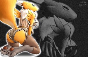 Rating: Questionable Score: 0 Tags: anthro bandai_namco bent_over biped black_sclera blue_eyes breasts butt canid canine clothed clothing colored digimon digimon_(species) e621 feet female fur hi_res hindpaw karabiner kneeling legwear lingerie looking_at_viewer looking_back mammal open_mouth paws raised_tail renamon solo stockings tail third-party_edit underwear wallpaper yellow_body yellow_fur User: bunchy7s Rating: Questionable Score: 0 Tags: anthro bandai_namco bent_over biped black_sclera blue_eyes breasts butt canid canine clothed clothing colored digimon digimon_(species) e621 feet female fur hi_res hindpaw karabiner kneeling legwear lingerie looking_at_viewer looking_back mammal open_mouth paws raised_tail renamon solo stockings tail third-party_edit underwear wallpaper yellow_body yellow_fur User: bunchy7s