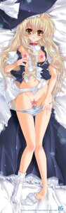 Rating: Questionable Score: 0 Tags: 1girls barefoot blonde_hair blush braid censored dakimakura feet female flat_chest footwear hat highres marisa_kirisame naka_(illust-guerrilla) nipple_censor panties pussy pussy_juice rule34 socks solo spread_toes striped striped_panties toes touhou translated underwear witch_hat yellow_eyes User: bunchy7s