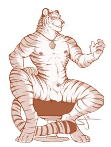 Rating: Explicit Score: 0 Tags: animal_genitalia anthro balls big_muscles biped e621 felid flaccid front_view fur genitals jewelry looking_at_viewer male mammal muscular muscular_anthro muscular_male necklace nipples nude pantherine partran_(tiger) penis penis_tip pose sheath simple_background sitting smile solo spottyjaguar spread_legs spreading stripes tail tiger white_background User: bunchy7s