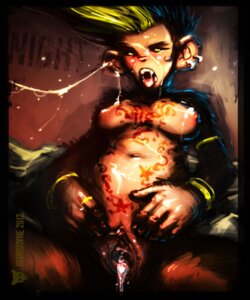 Rating: Explicit Score: 0 Tags: after_sex after_vaginal alternative_fashion anthro ape bodily_fluids breasts chimpanzee cum cum_in_vagina cum_inside cum_on_breasts cum_on_face e621 female genital_fluids genitals haplorhine mammal neurodyne pan_(genus) primate punk solo undercut vulva yello User: bunchy7s