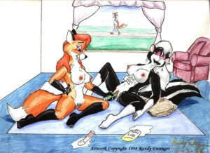 Rating: Explicit Score: 0 Tags: 1990s 1998 20th_century anthro breasts canine dildo female female_fox fox freeshow furry furry_only masturbation no_humans randy_entinger rule34 sex_toy skunk tail window User: bunchy7s