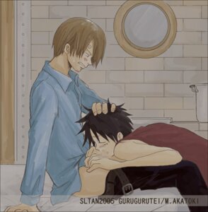 Rating: Explicit Score: 0 Tags: black_hair blonde_hair censored censored_penis fellatio gay male male_only monkey_d_luffy one_piece penis rule34 straight_hair vinsmoke_sanji yaoi User: bunchy7s