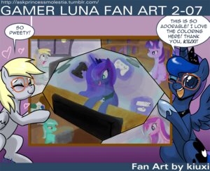 Rating: Safe Score: 0 Tags: blue_body blue_feathers blush computer cutie_mark derpy_hooves_(mlp) dialogue e621 electronics english_text equid equine eyewear feathered_wings feathers female feral friendship_is_magic fur glasses grey_body grey_feathers group hair hasbro heart_symbol horn john_joseco liuxi lyra_heartstrings_(mlp) mammal multicolored_hair my_little_pony mythological_creature mythological_equine mythology pegasus princess_cadance_(mlp) princess_luna_(mlp) purple_body purple_fur purple_hair text twilight_sparkle_(mlp) two_tone_hair unicorn winged_unicorn wings User: bunchy7s