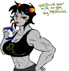 Rating: Questionable Score: 0 Tags: 2012 abs aged_up alien alien_humanoid astrological_symbol bendy_straw beverage biceps big_breasts black_hair breasts cleavage clothed clothing drinking_straw e621 english_text female food grey_body grey_skin hair homestuck horn horned_humanoid humanoid leo_(symbol) mindwipe ms_paint_adventures muscular muscular_female muscular_humanoid nepeta_leijon not_furry planetofjunk shirt solo symbol tank_top text topwear troll_(homestuck) western_zodiac western_zodiac_symbol yellow_eyes User: bunchy7s