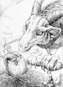 Rating: Safe Score: 0 Tags: ambiguous_gender birth curious dragon duo e621 egg feathers feral graphite_(artwork) hatching_from_egg hibbary horn monochrome mythological_creature mythological_scalie mythology neonate parenthood scalie size_difference tail traditional_media_(artwork) upside_down young young_ambiguous young_feral User: bunchy7s