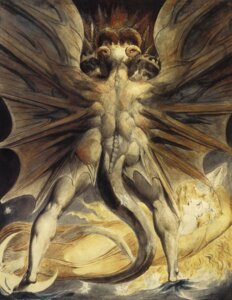 Rating: Questionable Score: 0 Tags: 1803 19th_century absurd_res ancient_art anthro barefoot bible black_background blonde_hair brown_horn butt clothed clothed/nude clothed_female clothing dominant dragon duo e621 entwined feet female hair hands_above_head hi_res horn human humanoid_feet humanoid_hands long_hair long_tail lying male mammal membrane_(anatomy) membranous_wings muscular muscular_male mythological_creature mythological_scalie mythology nude on_side painting_(artwork) plantigrade public_domain rear_view satan scales scalie simple_background standing tail tan_body tan_scales thick_tail watercolor_(artwork) william_blake wings woman_of_the_apocalypse User: bunchy7s