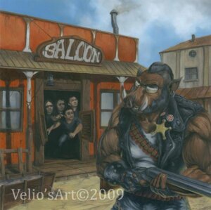 Rating: Safe Score: 0 Tags: 2009 alkoholizer clothed clothing e621 eyewear group gun human male mammal muscular police ranged_weapon saloon saloon_doors shotgun solo_focus suid suine sunglasses sus_(pig) velio_josto weapon wild_boar wild_west User: bunchy7s