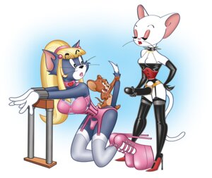 Rating: Explicit Score: 0 Tags: 1girls 2boys anthro bathgate21 bent_over blonde_hair bondage bondage_gear bound bra brown_body brown_fur closed_eyes clothed clothing collar corset crossdressing cuff_(restraint) dildo domestic_cat dominant dominant_female dominatrix eyebrows felid feline felis female femboy footwear fur gesture girly gloves grey_body grey_fur group hair hands_tied handwear happy high_heels imminent_anal imminent_pegging imminent_sex jerry_mouse kneeling latex latex_gloves legwear lingerie lips lipstick looking_back makeup male male/female mammal metro-goldwyn-mayer mouse mouth_closed murid murine open_mouth panties pegging pointing raised_tail restraints rodent rule34 sex_toy simple_background sitting spiked_collar spikes standing stockings strap-on strapon tail tail_grab tom_and_jerry tom_cat toodles_galore topwear trio underwear warner_brothers whiskers white_body white_fur User: bunchy7s