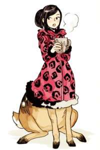 Rating: Safe Score: 0 Tags: 2:3 beverage cervine cervine_taur clothing coat deer deer_taur e621 female food hooves mammal mammal_taur one_piece solo taur topwear unknown_artist User: bunchy7s