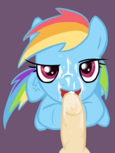 Rating: Explicit Score: 0 Tags: clopshop cum cum_on_face equine female feral friendship_is_magic horse male my_little_pony pegasus penis pony rainbow_dash_(mlp) rule34 smooth_skin tagme User: bunchy7s