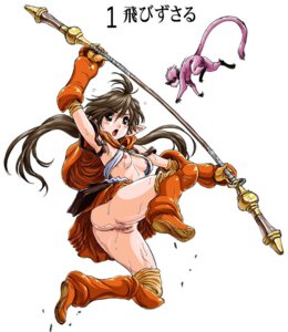 Rating: Explicit Score: 0 Tags: ass boots breasts brown_hair brunette female haplorhine monkey no_panties nowa primate pussy queen's_blade rule34 ruu skirt sweaty upskirt vagina User: bunchy7s