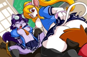 Rating: Explicit Score: 0 Tags: accessory anthro bodily_fluids bottomwear breasts butt canid canine canis clothed clothing cowgirl_position cum cum_inside domestic_dog e621 eyewear facesitting female female_facesitting_male female_penetrated fox frizzy_fox from_front_position fur genital_fluids glasses group group_sex house_mouse kingofkof legwear male male/female male_penetrating male_penetrating_female mammal miles_(kingofkof) mouse murid murine necktie nipples on_bottom on_top open_mouth penetration penile penile_penetration rodent sex shonuff sitting sitting_on_another skirt squeek stockings student teacher teacher_and_student teachers_pet threesome triangle_position trio upskirt vaginal vaginal_penetration white_body white_fur User: bunchy7s