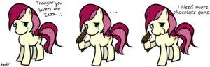 Rating: Safe Score: 0 Tags: bodily_fluids candy chocolate comic cutie_mark dessert e621 earth_pony equid equine female feral food friendship_is_magic frown green_eyes gun hair hasbro hi_res horse mammal my_little_pony pink_hair pony quadruped ranged_weapon red_hair rose_(mlp) solo tail tears unknown_artist weapon User: bunchy7s