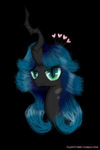 Rating: Safe Score: 0 Tags: 2014 2:3 arthropod black_background bust_portrait changeling_(mlp) e621 english_text eyeshadow fangs female friendship_is_magic green_eyes green_hair hair hasbro heart_symbol hi_res horn makeup mixermike622 my_little_pony portrait pupils queen_chrysalis_(mlp) simple_background slit_pupils solo teeth text url User: bunchy7s