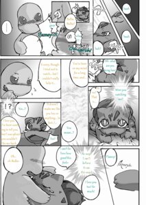 Rating: Questionable Score: 0 Tags: bulbasaur charmander comic digital_media_(artwork) duo e621 elemental_creature english_text female feral fire flaming_tail flora_fauna generation_1_pokemon greyscale hi_res male male/female monochrome nintendo plant pokemon pokemon_(species) scalie suzumaru tail text User: bunchy7s