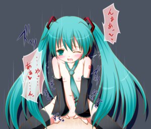 Rating: Explicit Score: 0 Tags: 1boy 1girl aqua_eyes aqua_hair blush cowgirl_position detached_sleeves female flat_chest girl_on_top hatsune_miku hetero long_hair necktie nipples nude one_eye_closed open_mouth rule34 sex solo_focus straddling tagme teenager thighhighs twintails vaginal very_long_hair vocaloid young User: bunchy7s