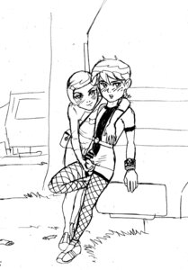 Rating: Explicit Score: 0 Tags: 1boy 1girls androgynous ben_10 ben_10_(classic) ben_tennyson ben_tennyson_(classic) biesiuss cartoon_network cousins crossdressing erection female femboy femboy_on_female fishnet_stockings girly gwen_tennyson gwen_tennyson_(classic) handjob hourglass_figure incest male male/female omnitrix penis penis_under_skirt rule34 straight thighhighs trap User: bunchy7s