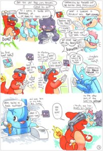 Rating: Explicit Score: 0 Tags: argon_vile armband bandanna_on_forehead banette black_armband black_kerchief blue_body blue_eyes charmeleon comic croconaw dialogue e621 english_text fire flaccid flaming_tail generation_1_pokemon generation_2_pokemon generation_3_pokemon genitals group heracross hi_res kerchief male male/male multiple_scenes nintendo orange_body orange_skin penis pokemon pokemon_(species) purple_body red_eyes tail text traditional_media_(artwork) User: bunchy7s