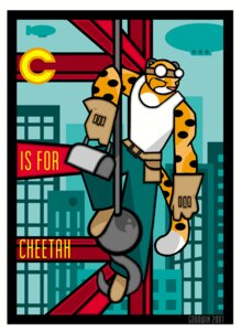 Rating: Safe Score: 0 Tags: 2001 alphabet anthro border bottomwear building cheetah chris_goodwin city clothed clothing construction_worker detailed_background e621 eyewear felid feline gloves goggles handwear high_girders high_place lunchbox male mammal osha_violation pants shirt skyscraper solo tail tank_top toony topwear white_border worker User: bunchy7s