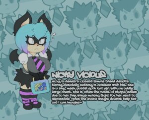 Rating: Safe Score: 0 Tags: accessory anthro barkin_mad bat big_breasts biography blue_hair bodily_fluids bottomwear breasts clothed clothing duo e621 english_text female hair lunchbox mammal necktie nicky_vicious pupils school_uniform skirt slit_pupils smokyjai sweat text uniform young young_anthro User: bunchy7s