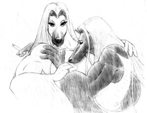 Rating: Questionable Score: 0 Tags: afghan_hound anthro biceps big_breasts bikini breasts canid canine canis cigarette clothed clothing domestic_dog duo e621 female gideon greyscale holding_cigarette holding_object huge_breasts hunting_dog mammal monochrome muscular muscular_female sighthound skimpy swimwear two-piece_swimsuit User: bunchy7s