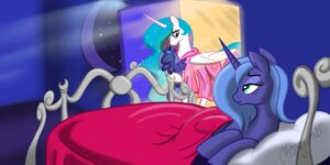 Rating: Safe Score: 0 Tags: 2:1 bed blue_body blue_feathers blue_fur blue_hair c4tspajamas detailed_background duo e621 equid equine feathered_wings feathers female feral friendship_is_magic fur furniture hair hasbro horn mammal multicolored_hair my_little_pony mythological_creature mythological_equine mythology pillow pink_eyes princess princess_celestia_(mlp) princess_luna_(mlp) rainbow_hair royalty sibling_(lore) sister_(lore) sisters_(lore) toony white_body white_feathers white_fur winged_unicorn wings User: bunchy7s