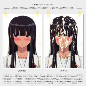 Rating: Explicit Score: 0 Tags: black_eyes black_hair blush bukkake cum cum_on_hair facial female futami_eriko kimi_kiss long_hair rule34 translation_request User: bunchy7s