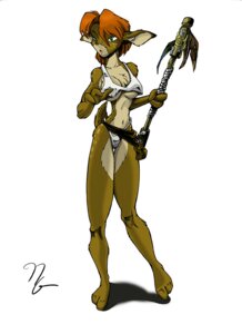 Rating: Questionable Score: 0 Tags: 2000 after_transformation anthro belt biped breasts brown_body brown_fur clothed clothing club_(weapon) deer e621 feathers female fur green_eyes hair holding_object holding_weapon hooves mammal melee_weapon ned_griffin panties pilot_(artist) polearm red_hair shirt short_hair simple_background skimpy solo staff standing stick tank_top topwear under_boob underwear weapon white_background User: bunchy7s