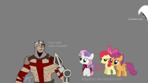 Rating: Safe Score: 0 Tags: alpha_channel altair_ibn-la'ahad apple_bloom_(mlp) armor assassin assassin's_creed cross crossover crusader cutie_mark_crusaders_(mlp) dante's_inferno dante_alighieri dialogue diegotan e621 earth_pony english_text equid equine feathered_wings feathers female feral friendship_is_magic group hasbro headgear helmet hi_res hood horn horse human male mammal my_little_pony mythological_creature mythological_equine mythology orange_body orange_feathers pegasus pony scootaloo_(mlp) simple_background sweetie_belle_(mlp) text transparent_background ubisoft unicorn url wings young young_female young_feral User: bunchy7s