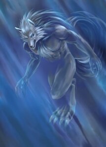 Rating: Safe Score: 0 Tags: 4_toes 5_fingers abs anthro blue_theme canid canine canis chest_tuft cool_colors digitigrade e621 feet fingers front_view fur hair long_hair looking_at_viewer male mammal muscular muscular_anthro muscular_male nude sky_gomi solo tail toes tuft wolf User: bunchy7s