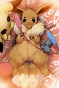 Rating: Safe Score: 0 Tags: 2:3 :3 ambiguous_gender canid canine dagasi digital_media_(artwork) e621 eevee feral fur generation_1_pokemon hi_res mammal nintendo pikachu plushie pokemon pokemon_(species) rodent solo toy yellow_body yellow_fur User: bunchy7s