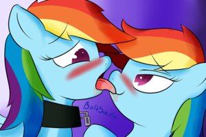 Rating: Questionable Score: 0 Tags: 2012 bdsm blue_body blue_fur blush bodily_fluids boltswift collar duo e621 equid equine female female/female feral friendship_is_magic fur hair hasbro horse mammal multicolored_hair my_little_pony open_mouth petplay pony purple_eyes rainbow_dash_(mlp) rainbow_hair roleplay saliva selfcest square_crossover tongue User: bunchy7s