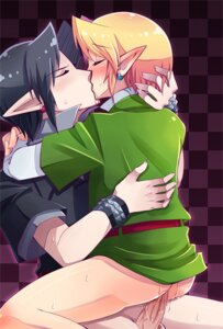 Rating: Explicit Score: 0 Tags: anal anal_sex black_hair blonde_hair closed_eyes dark_link elf gay kissing link link_(ocarina_of_time) male male_only multiple_males nintendo ocarina_of_time penis rule34 sex straight_hair tagme the_legend_of_zelda yaoi User: bunchy7s