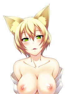 Rating: Questionable Score: 0 Tags: akino_sora animal_humanoid bare_shoulders big_breasts blonde_hair blush breasts canid canid_humanoid canine canine_humanoid clothed clothing collarbone e621 female fox fox_humanoid green_eyes hair humanoid looking_at_viewer mammal mammal_humanoid nipples off_shoulder ran_yakumo short_hair simple_background solo touhou white_background User: bunchy7s