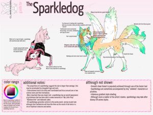 Rating: Safe Score: 0 Tags: 2000s_theme alternative_fashion canid canine canis clawfingers clothed clothed_feral clothing color_wheel colorful_theme domestic_dog duo e621 educational english_text feathered_wings feathers female feral hair hi_res how-to mammal mindless_self_indulgence model_sheet multi_tail sparklefur tagging_guidelines_illustrated tail text toony wings y2k_(graphic_design) User: bunchy7s