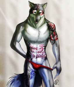 Rating: Questionable Score: 0 Tags: abs anthro athletic biceps biped blue_eyes bulge canid canine canis chest_tuft clothed clothing e621 fur grey_body grey_fur male mammal markings muscular muscular_anthro pecs pose solo speedo standing swimwear tail tattoo thong tongue tongue_out topless tuft underwear unknown_artist white_body white_fur wolf User: bunchy7s Rating: Questionable Score: 0 Tags: abs anthro athletic biceps biped blue_eyes bulge canid canine canis chest_tuft clothed clothing e621 fur grey_body grey_fur male mammal markings muscular muscular_anthro pecs pose solo speedo standing swimwear tail tattoo thong tongue tongue_out topless tuft underwear unknown_artist white_body white_fur wolf User: bunchy7s